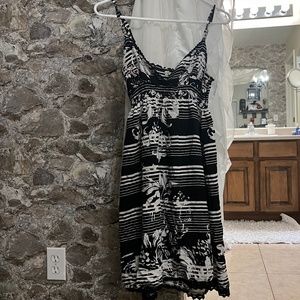 Black and white junior or women’s small dress